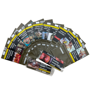 Última Novedad en Tabaco para Liar de la Marca UK Leafs, 25g 30g 50g, Envase de Tabaco Vacío Color Ámbar para Empacar Tabaco - Product Image 1