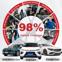 Kit d'outils de programmation TPMS Bluetooth tout-en-un |   1 programmateur + 4 capteurs universels |   Double fréquence |   Adapté à 98% des voitures sur le marché