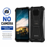 Teléfono Inteligente Resistente con Cámara Desactivada, Android 11, IP68, para Áreas de Trabajo Seguras