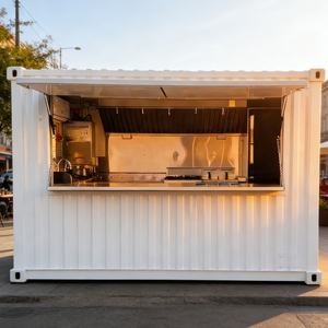 Contenedor Cafetería Móvil Cocina Restaurante Acero Kiosco de Comida Modular Prefabricado Diseño de Negocio Tienda Casa - Product Image 3