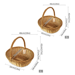 Jy tự nhiên rỗng liễu <span class=keywords><strong>wicker</strong></span> lưu trữ giỏ quà tặng tùy chỉnh kích thước giỏ <span class=keywords><strong>wicker</strong></span> - Product Image 4
