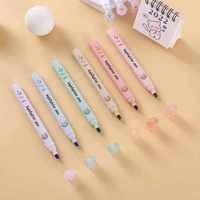 Offre Spéciale – Lot de 6 Stylos Surligneurs Mignons Patte de Chat – Marqueurs Artistiques – Fournitures Scolaires
