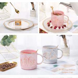 Wholesale Personalized Ceramic Wedding Gifts Custom Logo & Shape Best Man Coffee Mugs for Women - Product Image 3