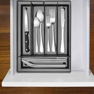 Meilleure Vente : Organisateur de Tiroir à Couverts en Maille à 6 Compartiments pour Ustensiles de Cuisine et Couverts - Product Image 4