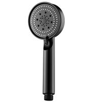 Pommeau de douche pressurisé, pommeau de douche pluie, robinet de douche pour salle de bain, design moderne et simple, montage mural, surface électroplaquée