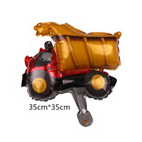 Mini véhicule modélisation feuille d'aluminium ballon lutte contre l'incendie camion Ambulance autobus scolaire Train réservoir enfants jouet en gros