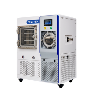 Lyophilisateur pilote SCITEK 0.5 ㎡   Système de contrôle PID en circuit fermé lyophilisé, capacité de capture d'eau de 8 kg, solution de 6 L - Product Image 1