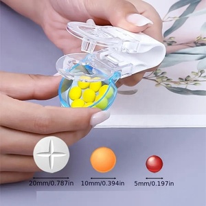 Mini caja de almacenamiento portátil para pastillas, dispensador de medicamentos, fácil de sacar, removedor de pastillas, abridor de paquetes de tabletas - Product Image 3