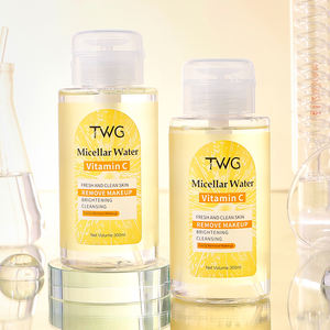 Agua <span class=keywords><strong>Desmaquillante</strong></span> con Vitamina C TWG RTS con Cabezal Dosificador, Limpiador Facial, <span class=keywords><strong>Desmaquillante</strong></span> para Rostro/Labios/Pestañas, Agua Micelar con Vitamina C - Product Image 1