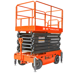 6m 8m 10m 12m <span class=keywords><strong>14m</strong></span> 18m 300Kg 1 टी 2 टी क्षमता बिजली मोबाइल कैंची उठा manlift मोबाइल मंच किसी न किसी इलाके - Product Image 1