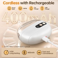 Coupe-ongles électrique rechargeable par USB 3 en 1 avec lumière LED et rangement pour les ongles coupés, pour bébés, enfants, seniors et adultes