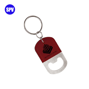 Regalos de Cuero para Padrinos de Boda, Abridor de Botellas de Cerveza Personalizado con Grabado Láser, Llavero de Cuero Sintético y Acero Inoxidable Ecológico - Product Image 3