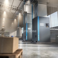 Compresseur d'air triphasé Ge4 FF TM pour moteur G4 robuste, lubrifié, refroidi par air, 4 kW, 60 Hz, 50 Hz