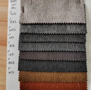 Hoogwaardige 600gsm wol/polyester wollen dubbelzijdige langpolig stof voor heren-/damesjassen, hoeden, pakken & jacks - Product Image 5