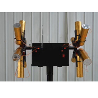 Machine à moulinets rotatifs pour effets spéciaux de scène, à double roues, télécommande sans fil, pour systèmes de tir de fontaines et feux d'artifice
