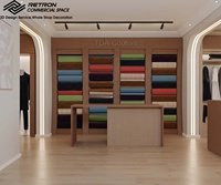 Présentoir de magasin de vêtements pour hommes au détail Design de vêtements pour hommes Présentoirs de magasin de vêtements
