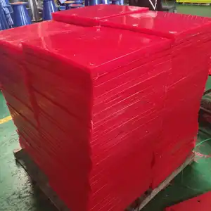 Hot bán PU cao su đệm tấm tùy chỉnh kích thước và màu sắc chịu mài mòn Polyurethane tấm 1 mét độ dày