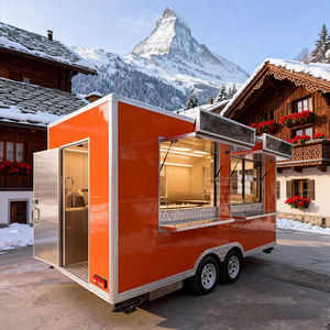 <span class=keywords><strong>Food</strong></span> <span class=keywords><strong>Truck</strong></span> Commercial pour la Vente en Thaïlande avec Roues, Idéal pour Ramen, Hot-Dogs, Pizza, Burgers et Barbecue au Charbon de Bois - Product Image 1