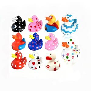 Anatre di Gomma di Sicurezza da 3 Pollici Personalizzabili all'Ingrosso con Logo Stampato, Giocattolo Galleggiante Cognitivo <span class=keywords><strong>per</strong></span> il Bagno, Unisex - Product Image 1