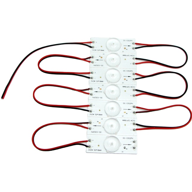 JY-668 3V 2W Round Lens Korean Led Bead Manufacturing for 24 Inch Universal hd Lcd Tv Kit Led Backlight Strip Cuttable Repair