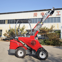 Taian Le plus petit mini chargeur DY620 Farm Front End Chargeur sur pneus télescopique à vendre