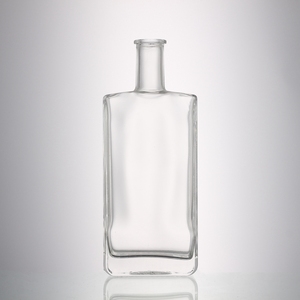 Cuadrado 500ml vacío licor de vino whisky chicle <span class=keywords><strong>Ginebra</strong></span> licor de botella de vidrio de vodka - Product Image 2