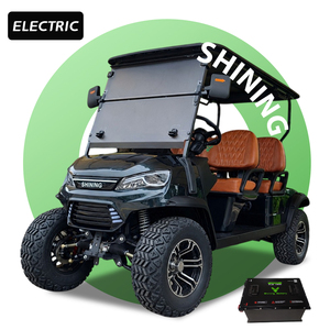 รถกอล์ฟแบตเตอรี่ลิเธียม 72V 4 ที่นั่ง รุ่น Shininglsv Hot Sales Street ปี 2026 ได้รับการรับรอง GCC/DOT ความเร็ว 30-50 กม./ชม. สินค้าของเราให้ความเร็วสูงสุด - Product Image 1