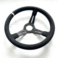 Volants plats Premium 70mm pour la dérive Rayons en alliage d'aluminium 6061 haute résistance avec matériau Alcantara État neuf