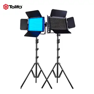 Tolifo GK-S60RGB 60 Вт беспроводной пульт дистанционного управления 6000LM CRI95 для портретной фотосъемки свет и оборудование для студийной съёмки RGB панель для фото и видео съемки