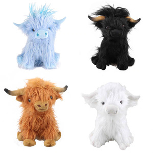 Peluche de Vaca de las Tierras Altas Color Crema al por Mayor - Product Image 1