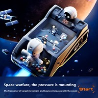 Máquina de Juego de Disparos para Niños, Juguete de Robot Interstellar con Tablero de Puntuación LED y Objetivos de Planetas