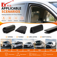 Bande d'étanchéité en caoutchouc EPDM pour portières, fenêtres, coffre et capot de voiture, résistante aux intempéries, profil personnalisé OEM