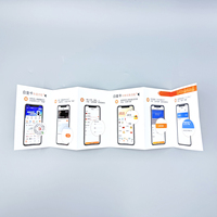 Livrets d'instructions personnalisés étape par étape Guides d'utilisation de cartes-cadeaux électroniques pliantes pour l'adhésion numérique imprimée en papier carton durable