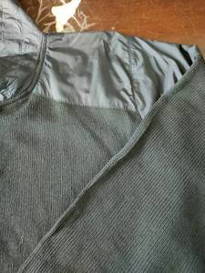 Sweat-shirt en jersey à épaules patchées avec capuche et fermeture éclair frontale, capuche coupe-vent avec cordon de serrage - Product Image 2
