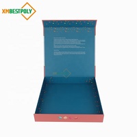 Boîte en carton rigide pliable de luxe personnalisée pour desserts, avec couvercle à fermeture magnétique, élégante boîte cadeau pour macarons et biscuits, emballage magnétique