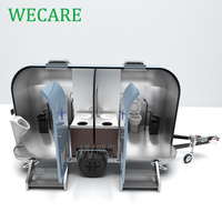 WECARE Toilettes portables solaires de luxe, remorque sanitaire mobile robuste avec batterie pour événements hors réseau
