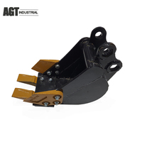 Seau de 8 "avec dent pour mini-pelle de 1 tonne et 2 tonnes pour godet AGT H12 QH12 H15 16R H18