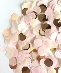 2.5Cm Ronde Roségouden Roze Cirkels Confetti Vloeipapier Tafel Confetti Dots Voor Valentijnsdag Huwelijksfeest Babyshower - Product Image 4