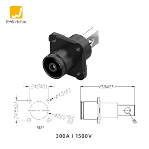EW-300A 1500V DC 300A connecteur de stockage d'énergie industriel borne de batterie pour système solaire connecteur de stockage d'énergie IP67 - Product Image 2