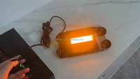 Feux de tableau de bord LED bicolores ambre et bleu VISOR STROBE LIGHTR65 XA1/XB1 R10 CE UKCA conforme à la norme CISPR 25 Classe 3 SAE J595 Classe 1 Neuf