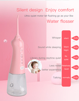 Hydropulseur sans fil pour les dents, 3 modes, réservoir télescopique de 300 ml, hydropulseur dentaire portable rechargeable, irrigateur buccal