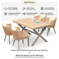 Chaises de patio modernes portables Meiqi, de haute qualité, empilables, en métal résistant aux intempéries, meubles de jardin pour cuisine, balcon