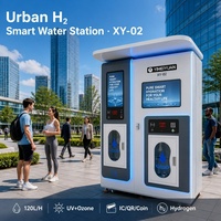Mesin Penjual Air Otomatis YIMEIYUAN Stainless Steel UV Sanitized Auto Clean RO 800 GPD dengan Layar LED dan Manajemen Cloud untuk Komunitas