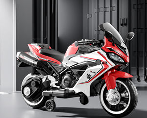 Motocicletas de juguete para montar eléctricas unisex para niños de 2 a 7 años alimentadas por batería con control remoto y asientos dobles - Product Image 3