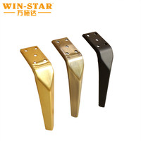 WINSTAR Luxus-Sofabeine 15cm TV-Tischbeine Schrankfüße Metall-Möbelbeine Stützbeine Sofafüße