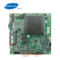 Mini carte mère itx et cpu combo double ports ethernet carte mère 6com pour j6412 box pc