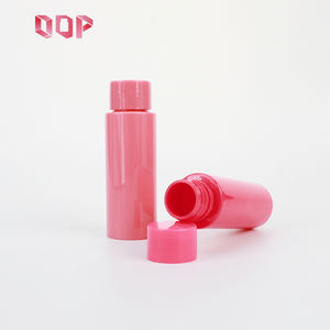 50ml Medicine Grade Eco-Friendly Recyclable <b>Pink</b> Empty Packaging Plastic PET Medicine Vitamin Pill Capsule <b>Bottle</b> With Cap - Product Image 2