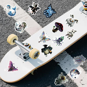 Pegatinas de Vinilo Impermeables, Papel con Diseño Gótico, Absurdo, de Cuentos de Hadas, Nuevas Pegatinas Troqueladas para Equipaje, Diario, Estilo Oscuro - Product Image 5