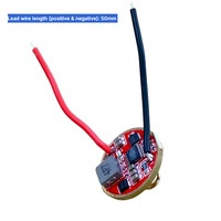 Placa controladora LED Buck-Boost Manta Ray de 22 mm, 1.4A de corriente constante para linterna de iones de litio 1-2S con protección contra inversión térmica