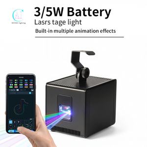 AICPOSE Luz Láser RGB de Alta Calidad al por Mayor, 5W, DMX512, Animación a Todo Color, Luz de Escenario para DJ, Ángulo de Haz de 50°, Fácil Instalación - Product Image 1